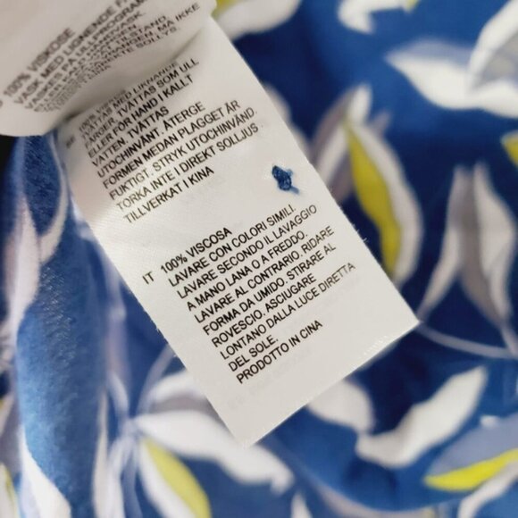 White Stuff UK Bold Printed Abstract Boho Leaf Motif Spring top L - Picture 4 of 7